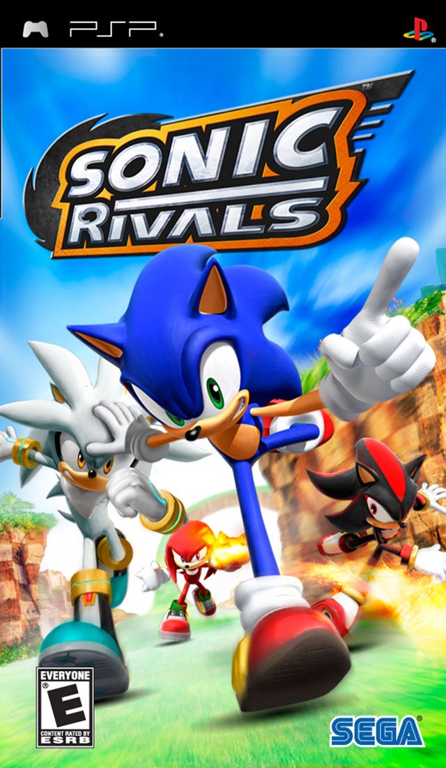 Portada oficial de Sonic Rivals  PSP