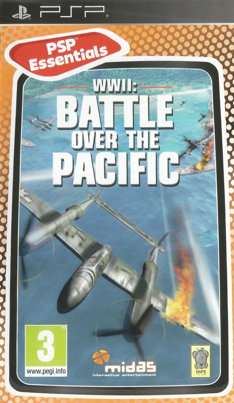 Portada oficial de WWII: Battle Over The Pacific  PSP