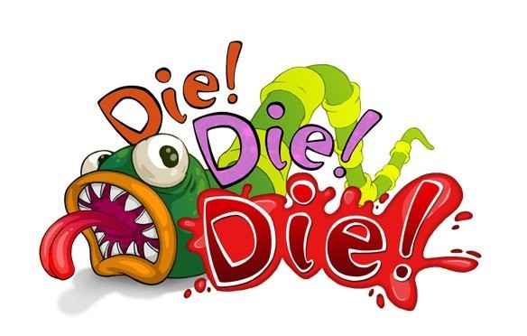Portada oficial de Die! Die! Die!  PSVITA