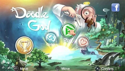 Portada oficial de Doodle God  PSVITA