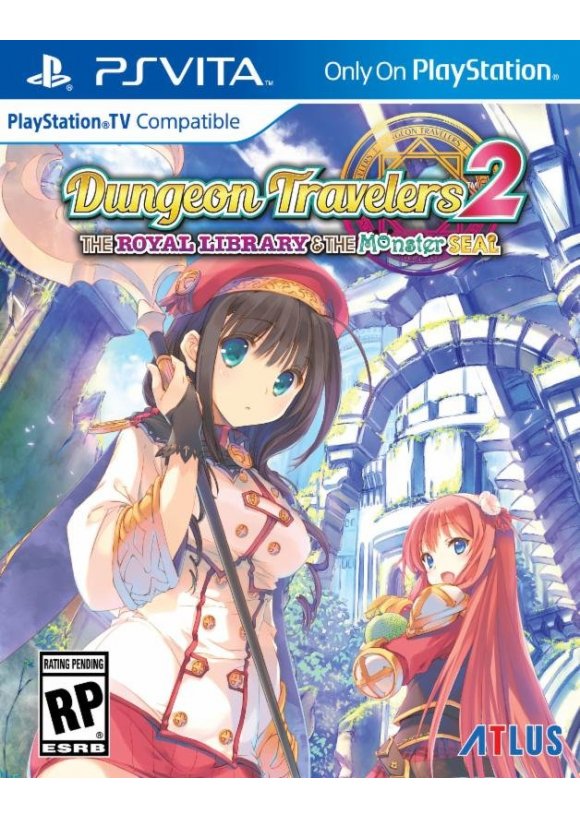 Portada oficial de Dungeon Travelers 2: The Royal Library & the Monster Seal PSVITA