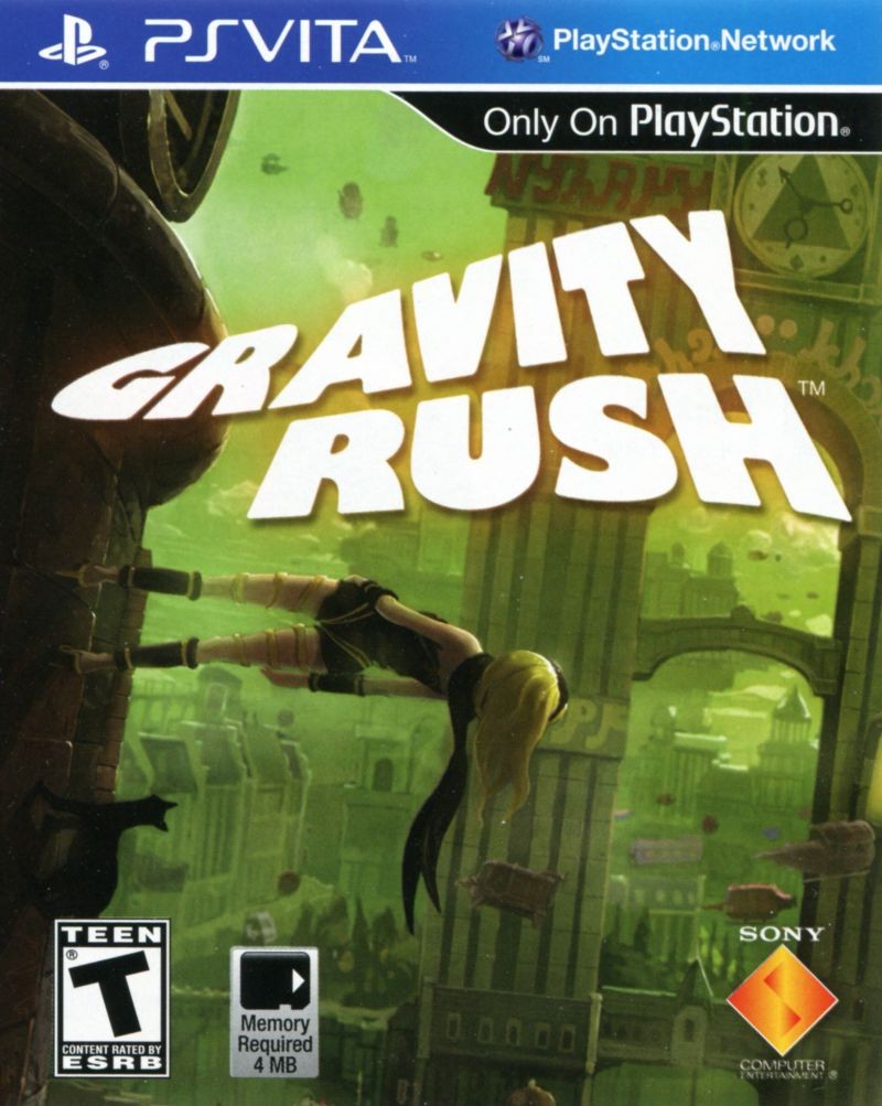 Portada oficial de Gravity Rush  PSVITA