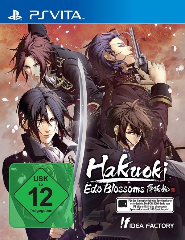 Portada oficial de Hakuoki: Edo Blossoms  PSVITA