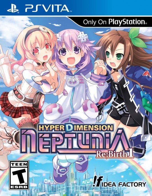 Portada oficial de Hyperdimension Neptunia Re;Birth1  PSVITA