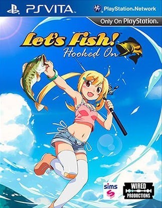 Portada oficial de Let's Fish! Hooked On  PSVITA