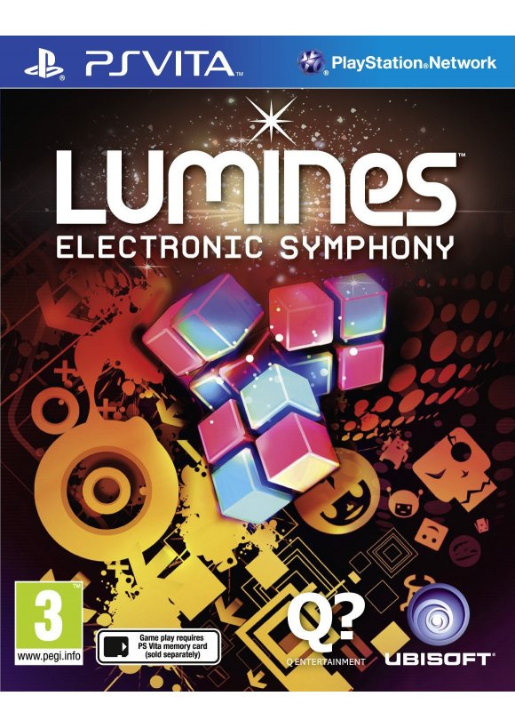 Portada oficial de Lumines Electronic Symphony  PSVITA