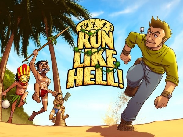 Portada oficial de Run Like Hell!  PSVITA