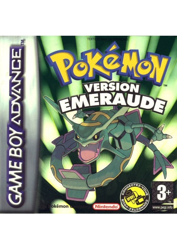 Portada oficial de Pokémon Esmeralda RETRO