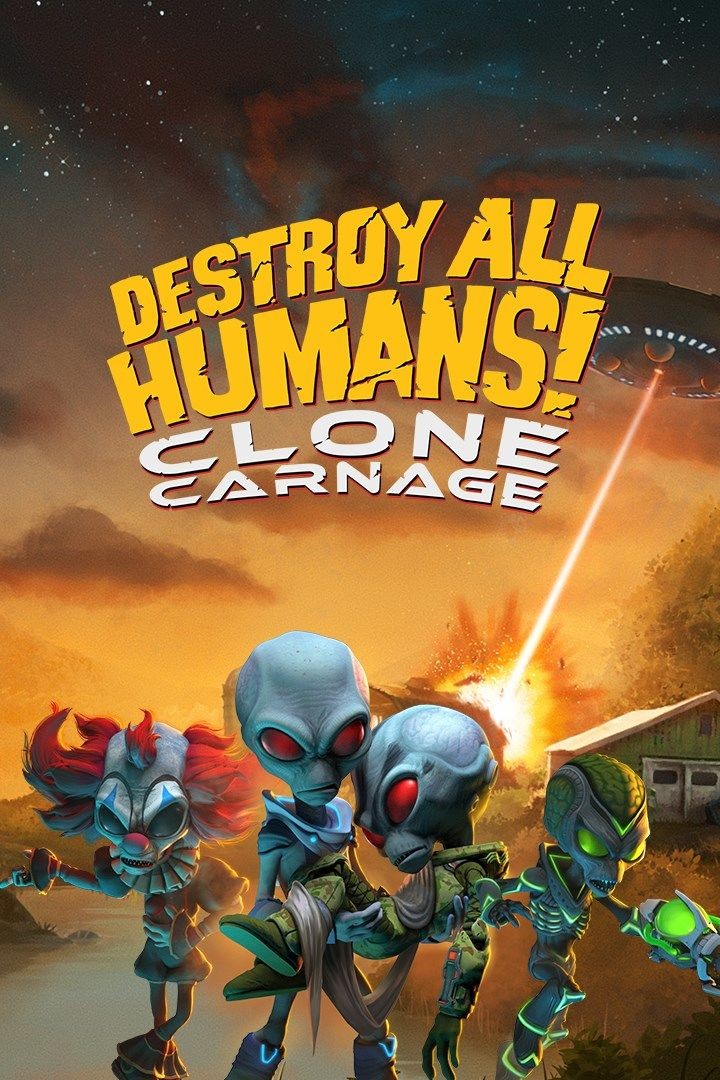 Portada oficial de Destroy All Humans! - Clone Carnage  SERIESX