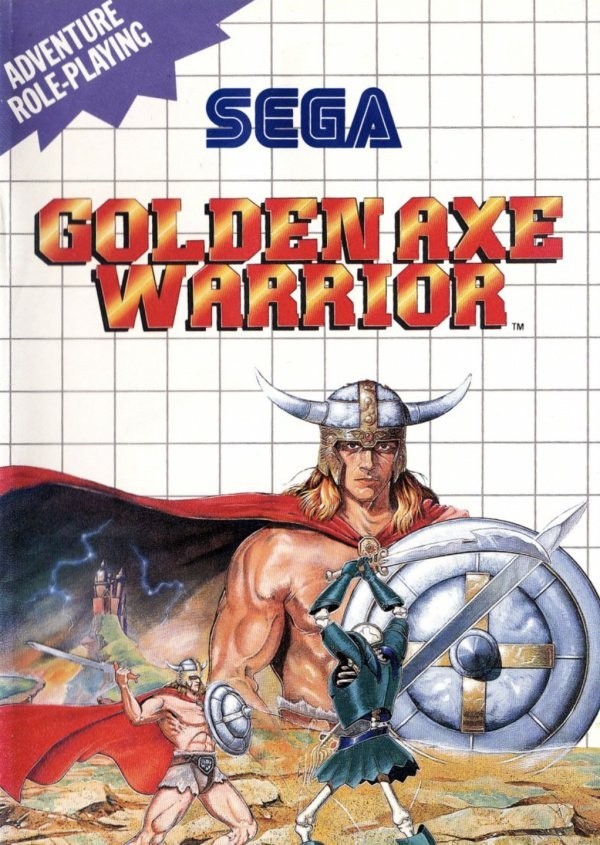 Portada oficial de Golden Axe Warrior  SMS
