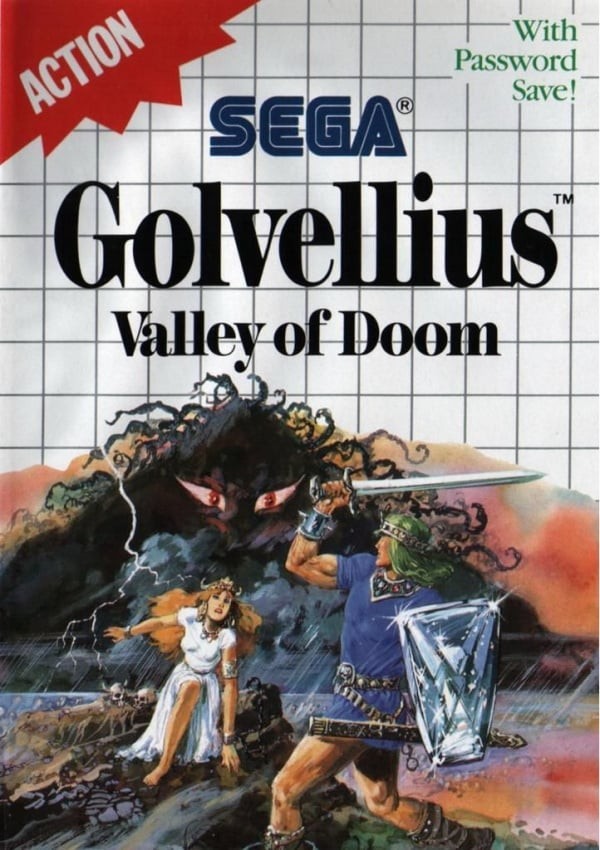 Portada oficial de Golvellius: Valley Of Doom  SMS