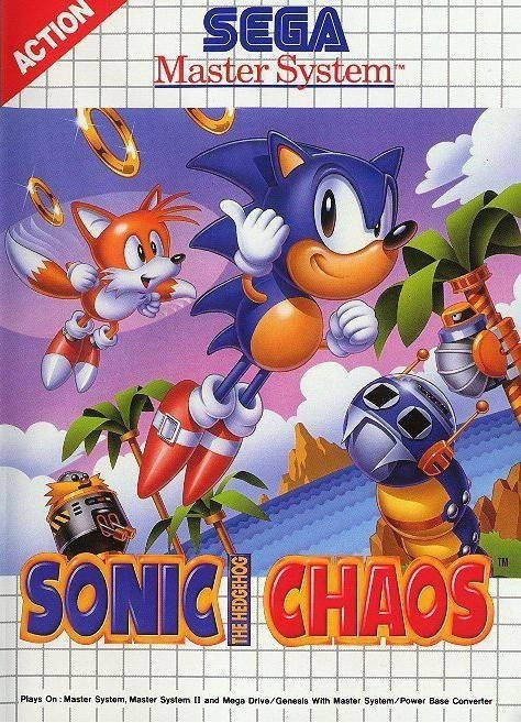 Portada oficial de Sonic Chaos  SMS