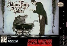 Portada oficial de Addams Family Values  SNES