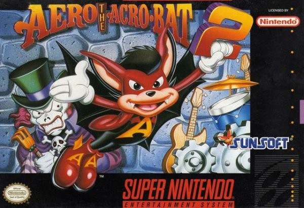 Portada oficial de Aero the Acrobat 2  SNES