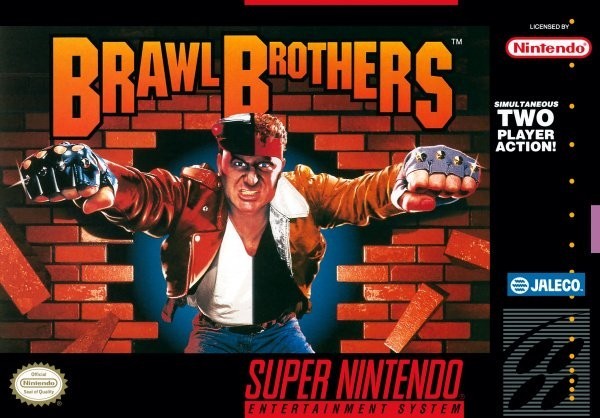 Portada oficial de Brawl Brothers  SNES