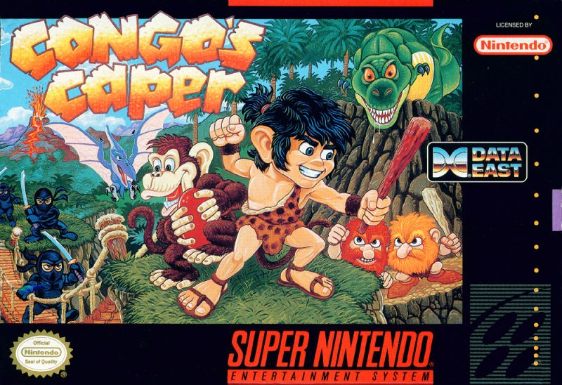 Portada oficial de Congo's Caper  SNES