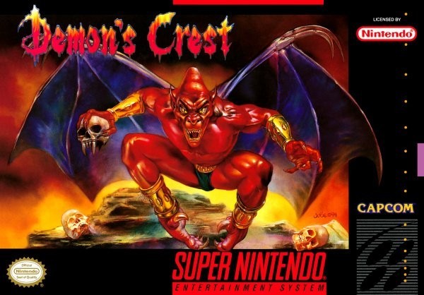 Portada oficial de Demon's Crest  SNES