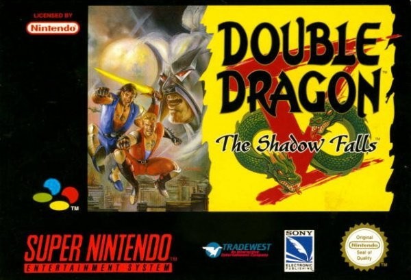 Portada oficial de Double Dragon V: The Shadow Falls  SNES