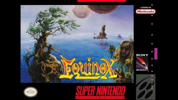 Portada oficial de Equinox  SNES