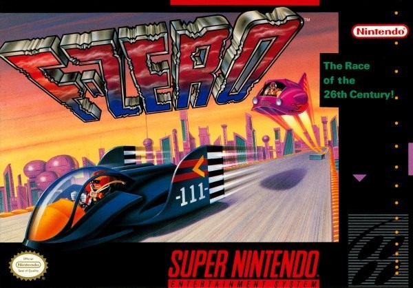 Portada oficial de F-Zero  SNES
