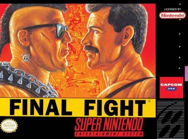 Portada oficial de Final Fight  SNES