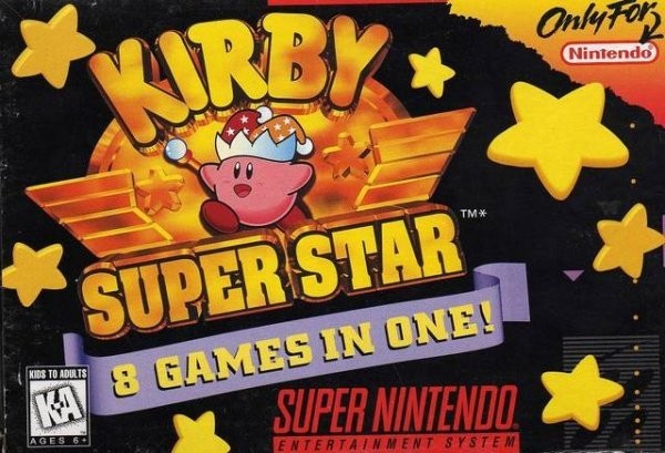 Portada oficial de Kirby Super Star  SNES