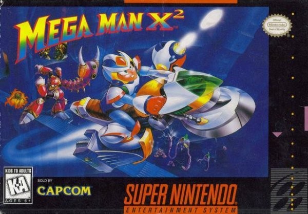 Portada oficial de Mega Man X2  SNES