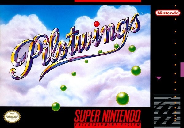 Portada oficial de Pilotwings  SNES