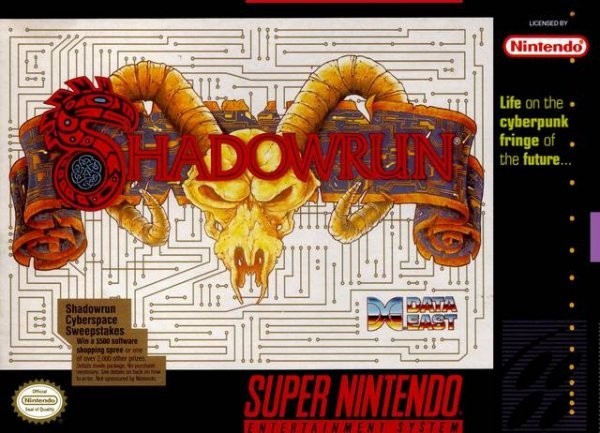 Portada oficial de Shadowrun  SNES