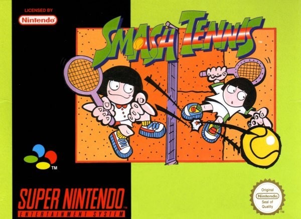 Portada oficial de Smash Tennis  SNES