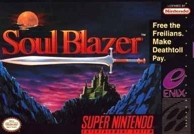 Portada oficial de Soul Blazer  SNES