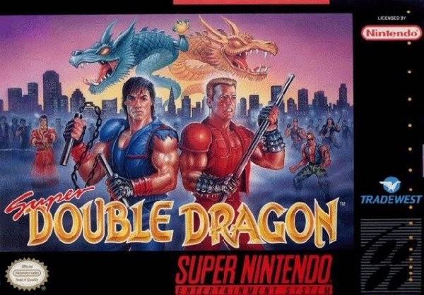 Portada oficial de Super Double Dragon  SNES