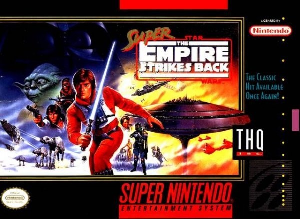 Portada oficial de Super Empire Strikes Back  SNES