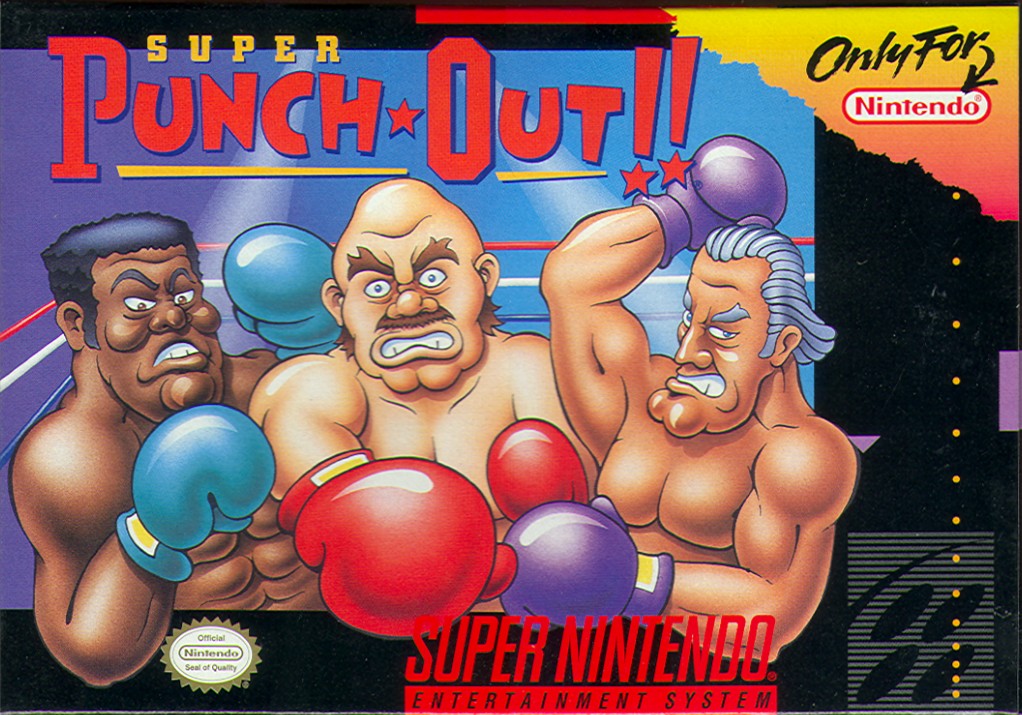 Portada oficial de Super Punch-Out!!  SNES