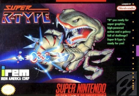Portada oficial de Super R-Type  SNES