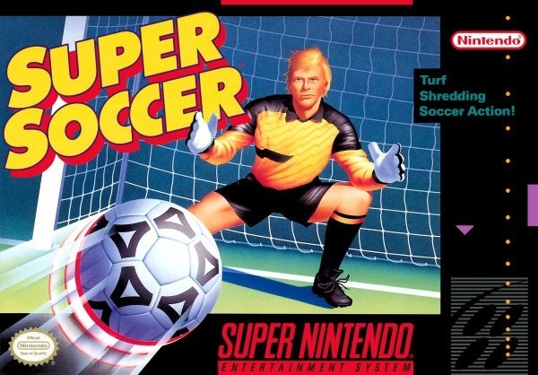 Portada oficial de Super Soccer  SNES