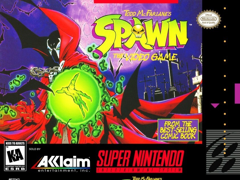 Portada oficial de Todd McFarlane's Spawn: The Video Game  SNES