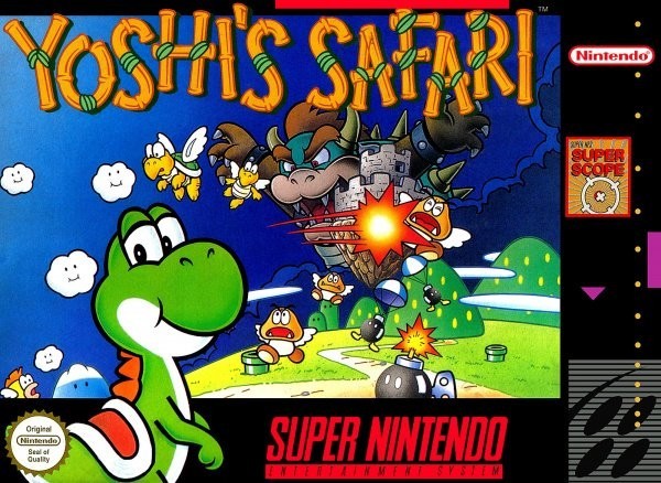 Portada oficial de Yoshi's Safari  SNES