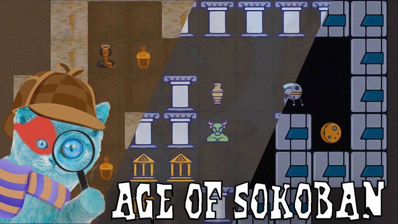 Portada oficial de Age of Sokoban  SWITCH