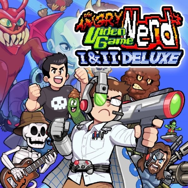 Portada oficial de Angry Video Game Nerd 1 & 2 Deluxe  SWITCH