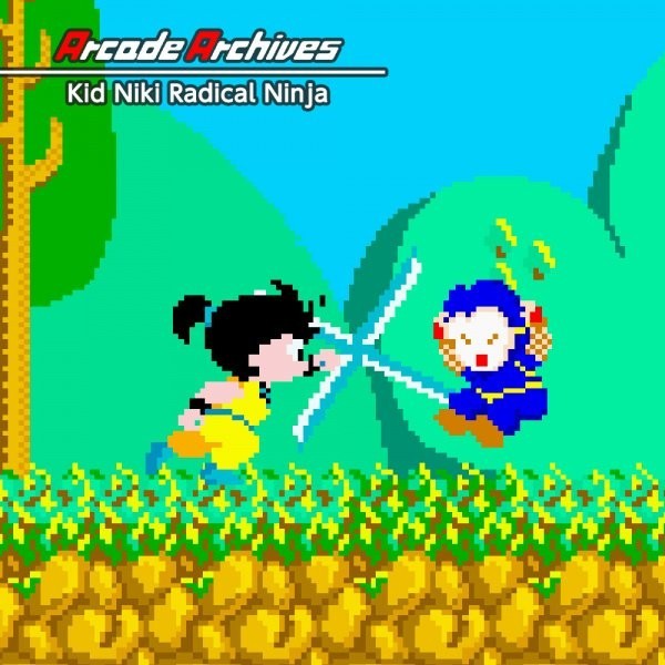 Portada oficial de Arcade Archives Kid Niki Radical Ninja  SWITCH