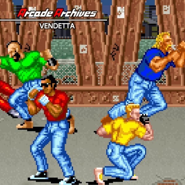 Portada oficial de Arcade Archives VENDETTA  SWITCH