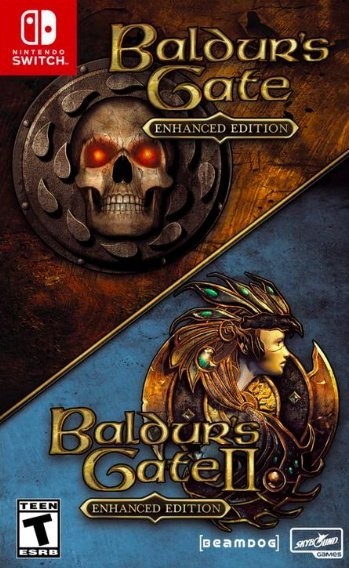 Portada oficial de Baldur's Gate and Baldur's Gate II: Enhanced Editions  SWITCH