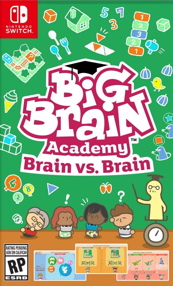 Portada oficial de Big Brain Academy: Brain vs. Brain  SWITCH