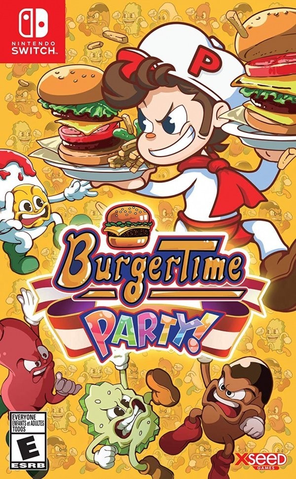 Portada oficial de BurgerTime Party!  SWITCH