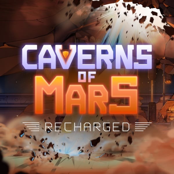 Portada oficial de Caverns of Mars Recharged  SWITCH