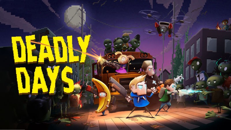 Portada oficial de Deadly Days  SWITCH