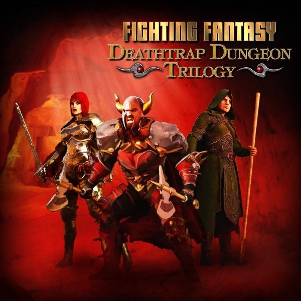 Portada oficial de Deathtrap Dungeon Trilogy  SWITCH