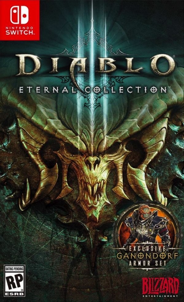Portada oficial de Diablo III: Eternal Collection  SWITCH