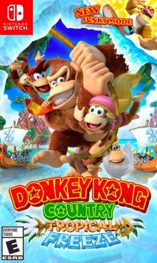 Portada oficial de Donkey Kong Country: Tropical Freeze  SWITCH